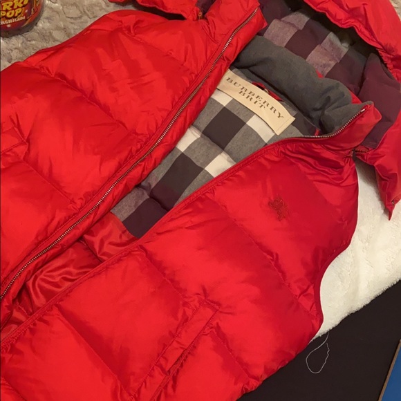 Burberry Other - Very nice Burberry vest with removable hoodie bought it on a trip to New York .